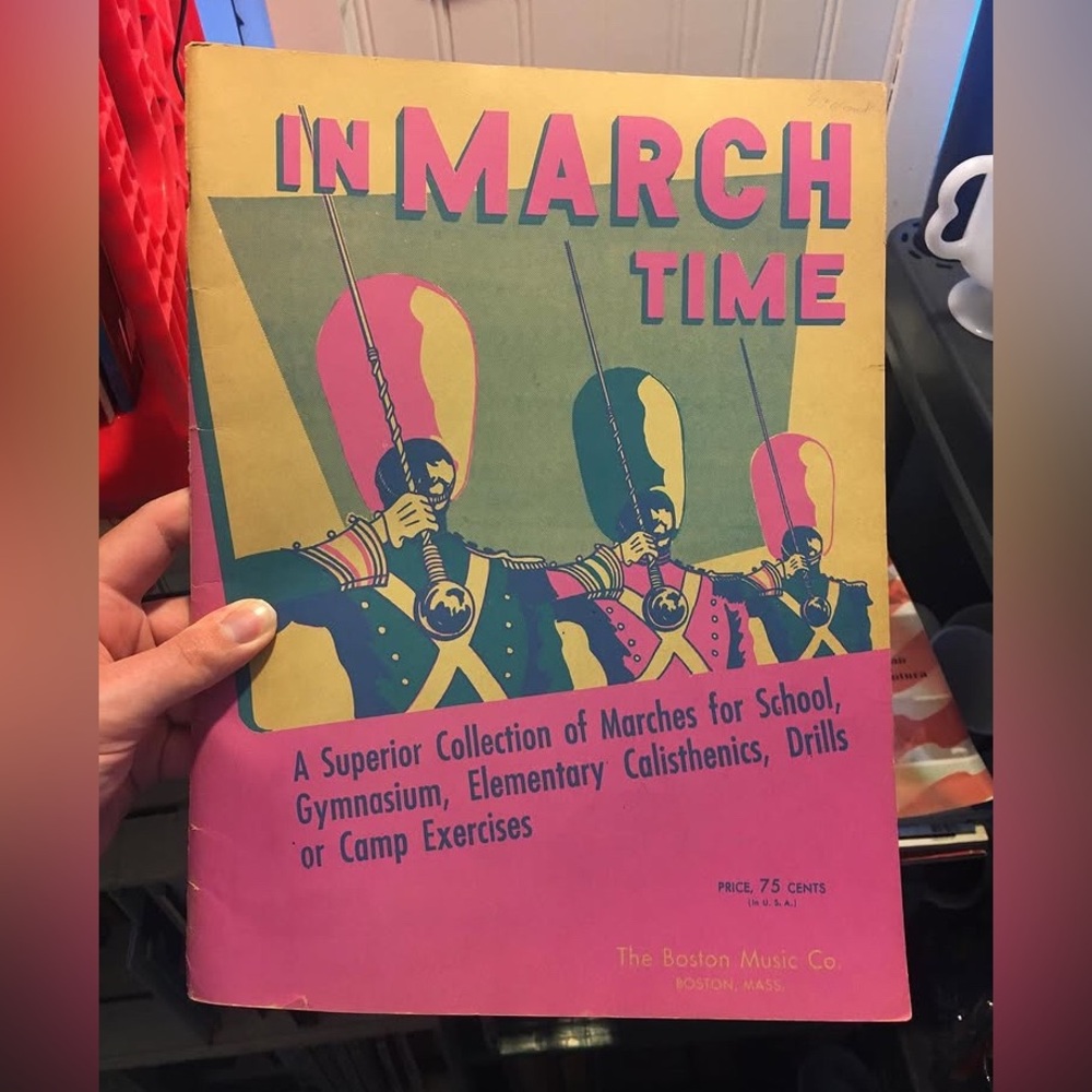 1905 In March time sheet music
